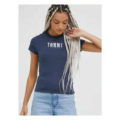 Tommy Jeans dámské modré tričko