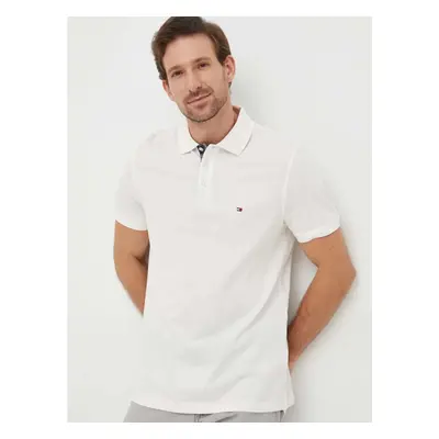 Tommy Hilfiger pánské bílé polo tričko.