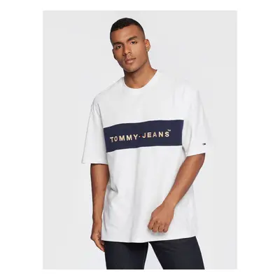 Tommy Jeans pánské bílé tričko