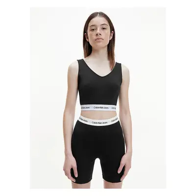 Calvin Klein dámský černý cropped top