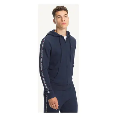 Tommy Hilfiger pánská tmavě modrá mikina s kapucí Hoody