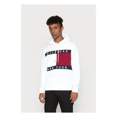 Tommy Hilfiger pánská bílá mikina Structure