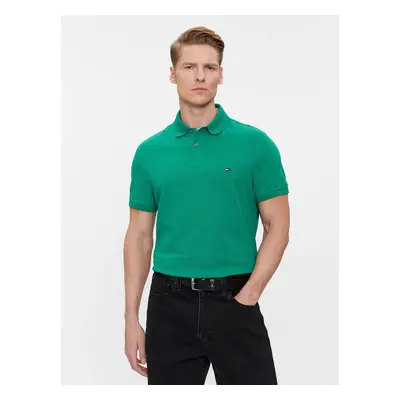 Tommy Hilfiger pánské zelené polo tričko