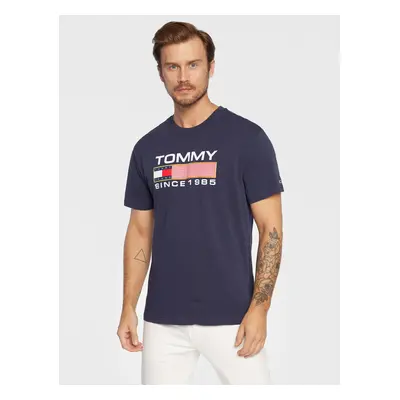 Tommy Jeans pánské modré tričko