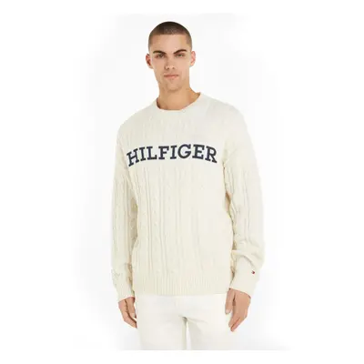 Tommy Hilfiger pánský krémový svetr