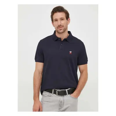 Tommy Hilfiger pánské tmavě modré polo tričko.