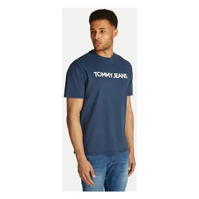 Tommy Jeans pánské modré tričko