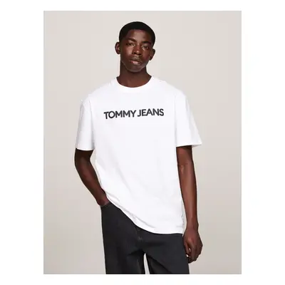 Tommy Jeans pánské bílé tričko