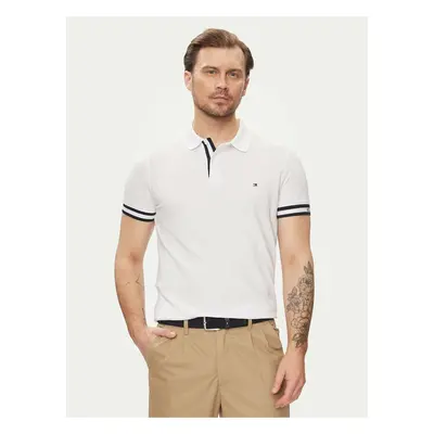 Tommy Hilfiger pánské bílé polo tričko