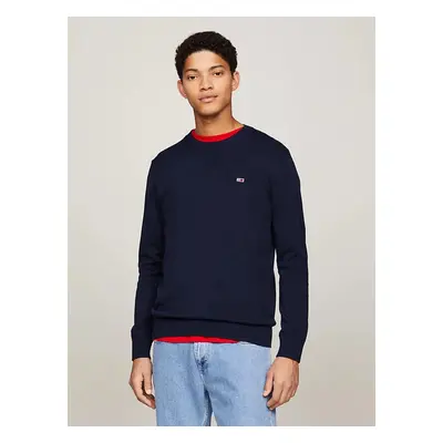 Tommy Jeans pánský tmavěmodrý svetr