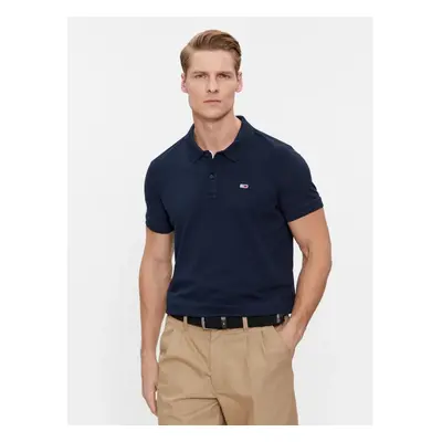 Tommy Jeans pánská tmavě modré polo tričko