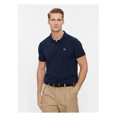 Tommy Jeans pánské tmavě modré polo tričko