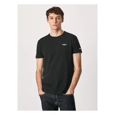 Pepe Jeans pánské černé tričko Basic