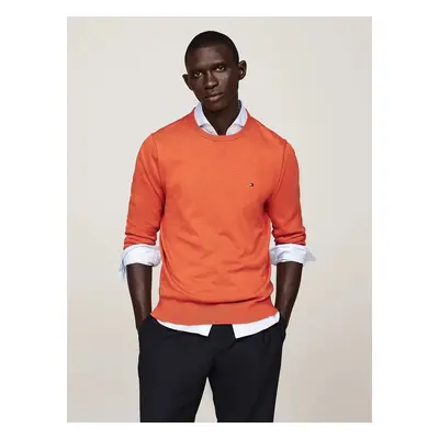 Tommy Hilfiger pánský oranžový svetr