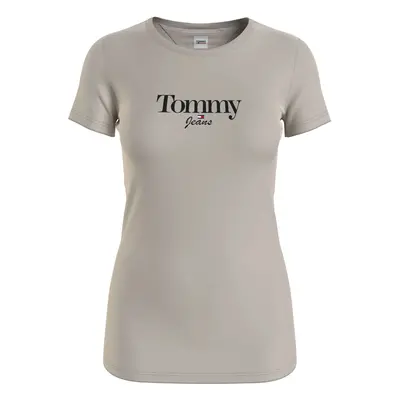 Tommy Jeans dámské béžové tričko