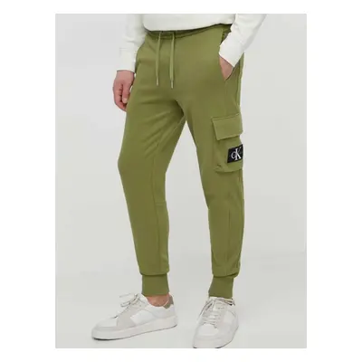 Calvin Klein pánské khaki zelené tepláky