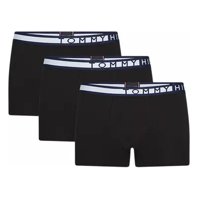 Tommy Hilfiger pánské černé boxerky 3 pack