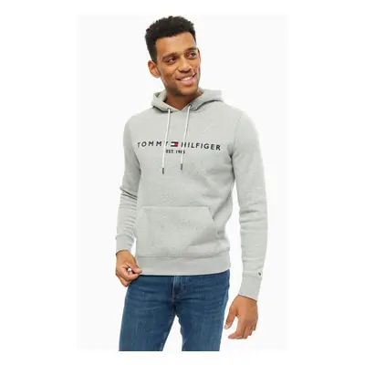 Tommy Hilfiger pánská šedá mikina Hoody