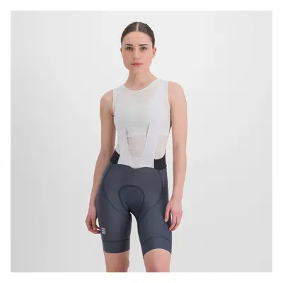 SPORTFUL Cyklistické kalhoty krátké laclem - BODYFIT - modrá