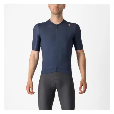 CASTELLI Cyklistický dres s krátkým rukávem - ESPRESSO - modrá