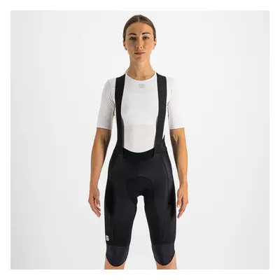 SPORTFUL Cyklistické kalhoty krátké s laclem - BODYFIT PRO THERMAL - černá