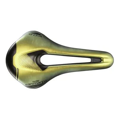 SELLE SAN MARCO sedlo - SHORTFIT 2.0 OPEN-FIT RACING NARROW - zlatá