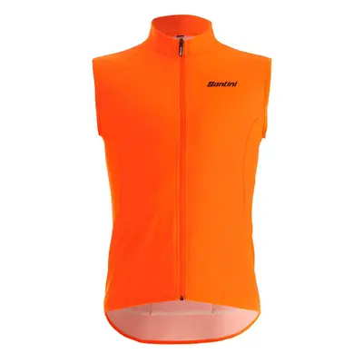 SANTINI Cyklistická vesta - NEBULA WINDPROOF - oranžová