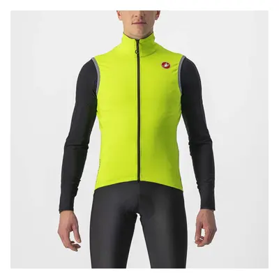 CASTELLI Cyklistická vesta - PERFETTO ROS 2 - žlutá