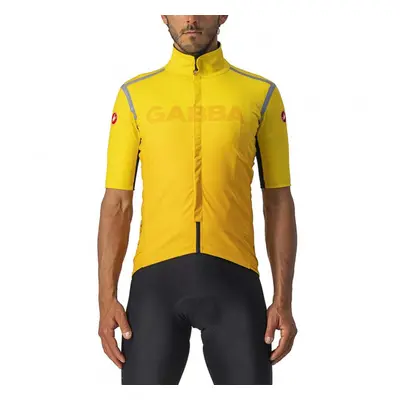 CASTELLI Cyklistický dres s krátkým rukávem - GABBA ROS SPECIAL - žlutá