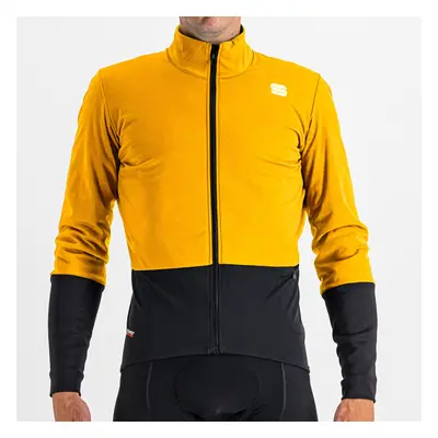 SPORTFUL Cyklistická větruodolná bunda - TOTAL COMFORT - žlutá/černá