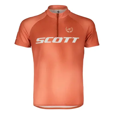 SCOTT Cyklistický dres s krátkým rukávem - RC JERSEY - oranžová