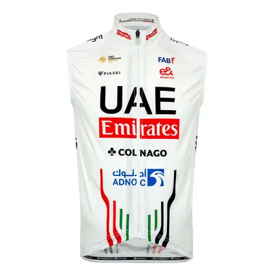 PISSEI Cyklistická vesta - UAE TEAM EMIRATES 2024 - bílá