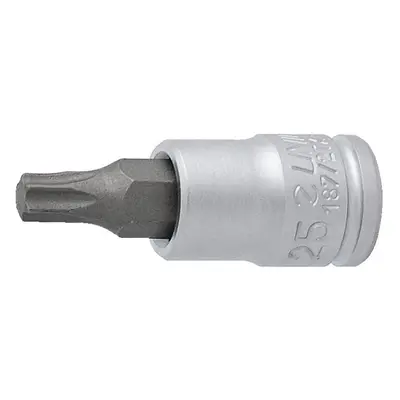 UNIOR hlavice - TORX 1/4", TX 25 - stříbrná