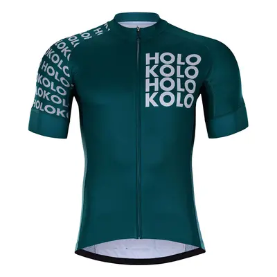 HOLOKOLO Cyklistický dres s krátkým rukávem - SHAMROCK - zelená