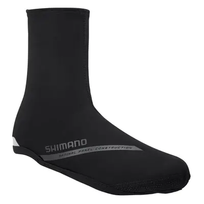 SHIMANO Cyklistické návleky na tretry - DUAL SOFTSHELL - černá