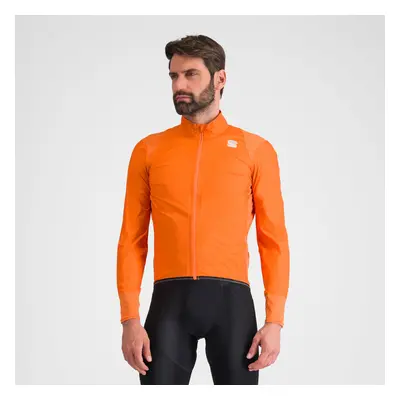 SPORTFUL Cyklistická voděodolná pláštěnka - HOT PACK NORAIN - oranžová