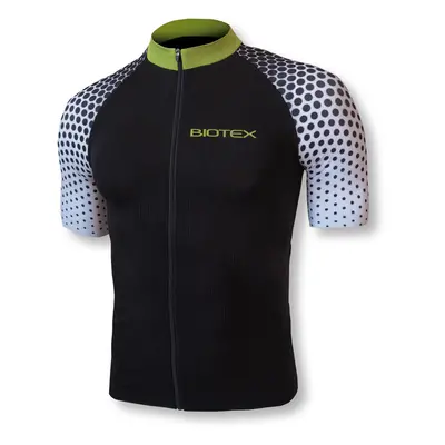 BIOTEX Cyklistický dres s krátkým rukávem - SMART - černá