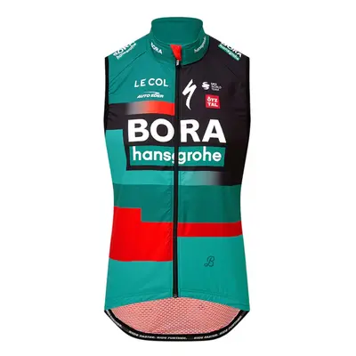 LE COL Cyklistická vesta - BORA HANSGROHE 2023 REPLICA SPORT - zelená/černá/červená