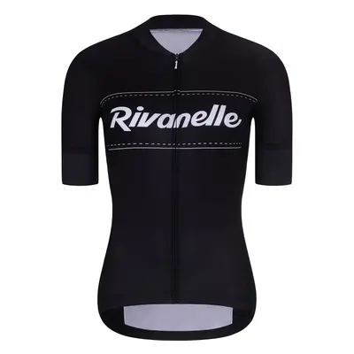 RIVANELLE BY HOLOKOLO Cyklistický dres s krátkým rukávem - GEAR UP - černá