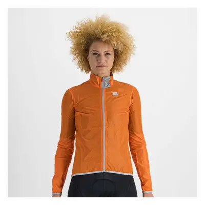 SPORTFUL Cyklistická větruodolná bunda - HOT PACK EASYLIGHT W - oranžová