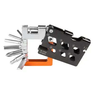 SUPER B multiklíč - MULTITOOL TB-FD50 - oranžová