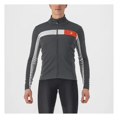 CASTELLI Cyklistická zateplená bunda - MORTIROLO 6S - šedá