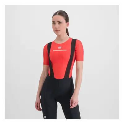 SPORTFUL Cyklistické triko krátkým rukávem - PRO BASELAYER - červená