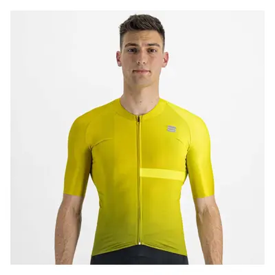 SPORTFUL Cyklistický dres s krátkým rukávem - BOMBER - žlutá