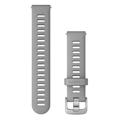 GARMIN řemínek - QUICK RELEASE 18 MM - šedá/stříbrná