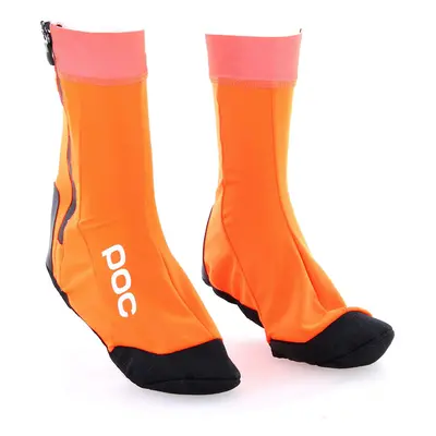 POC Cyklistické návleky na tretry - THERMAL BOOTIE - černá/oranžová