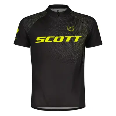 SCOTT Cyklistický dres s krátkým rukávem - RC JERSEY - černá