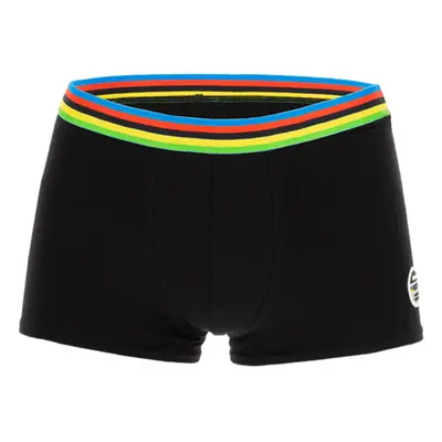 SANTINI Boxerky - UCI RAINBOW - černá