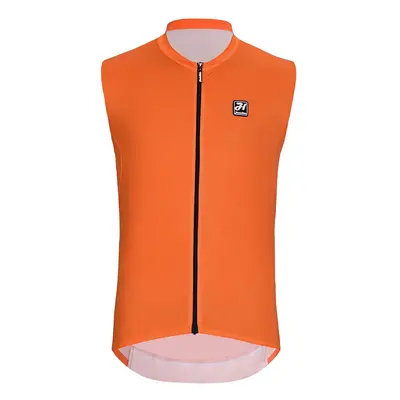 HOLOKOLO Cyklistický dres - AIRFLOW - oranžová