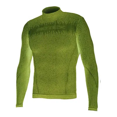 BIOTEX Cyklistické triko s dlouhým rukávem - 3D TURTLENECK - zelená